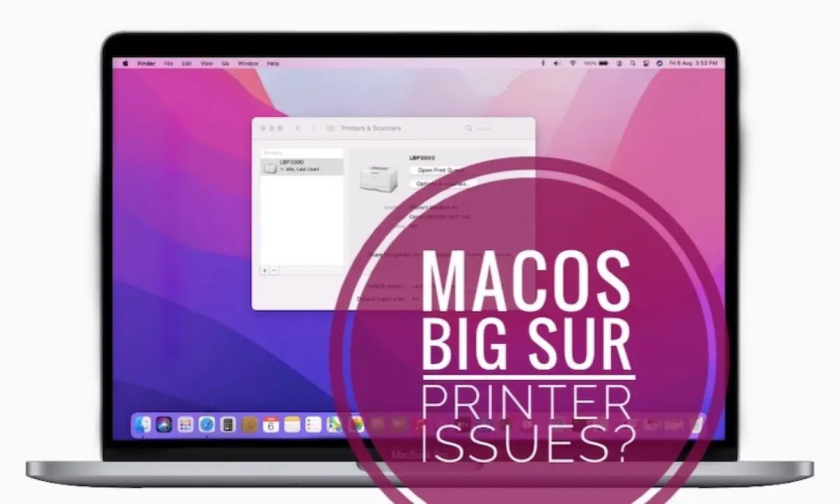 samsung the current printer port is not supported for the printer status mac